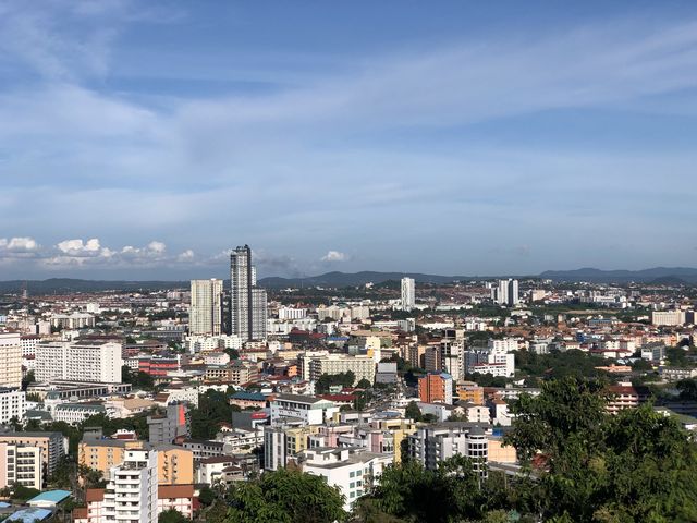 Beautiful panoramic view of Pattaya 