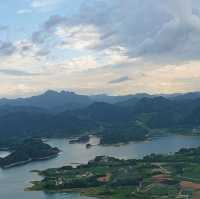 Taking Mono Rail through the Chungjuho Lake