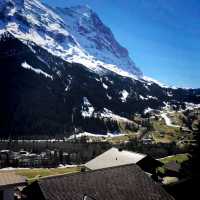 Grindelwald village in Switzerland 