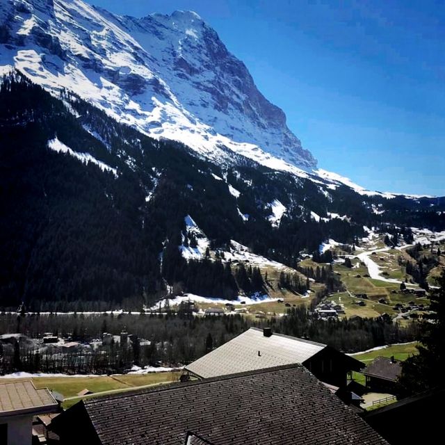Grindelwald village in Switzerland 