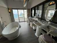 Private pool villa with stunning beach view