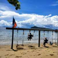 Sepetang di Pantai Payang, Lahad Datu Sabah