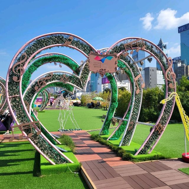 灣仔碼頭海旁新景象