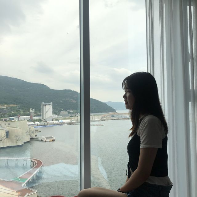 여수 바다가 한눈에 보이는 베네치아 호텔