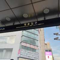 韓国/ソウル【明洞】明洞駅の地下街👗✨