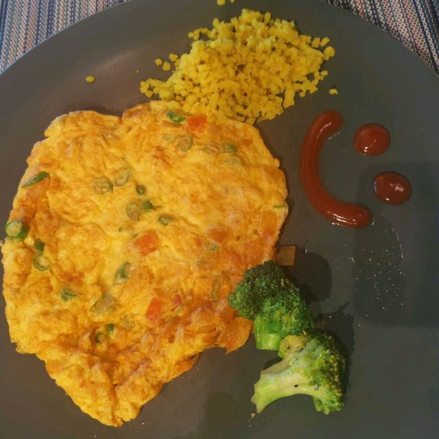 breakfast from holiday inn Rayong