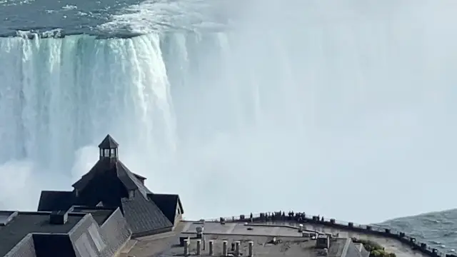 Majestic Niagara Falls at Canadian/US border