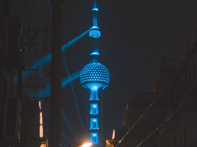 Shanghai at night. the bund lights! 🏙🌃