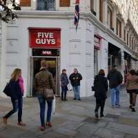 Five Guys Covent Garden