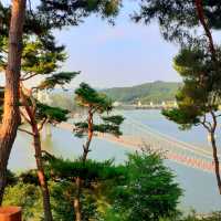🌊더위를 날려줄 시원한 "예당호 출렁다리"