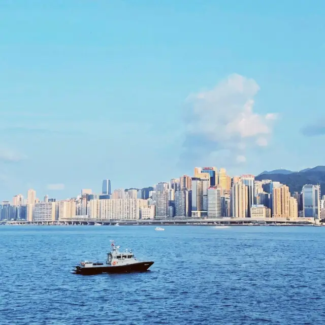 Great HKG Skyline view from a boat