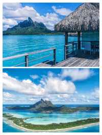 South Pacific, Bora Bora in Tahiti, the lovers' paradise for honeymoon.