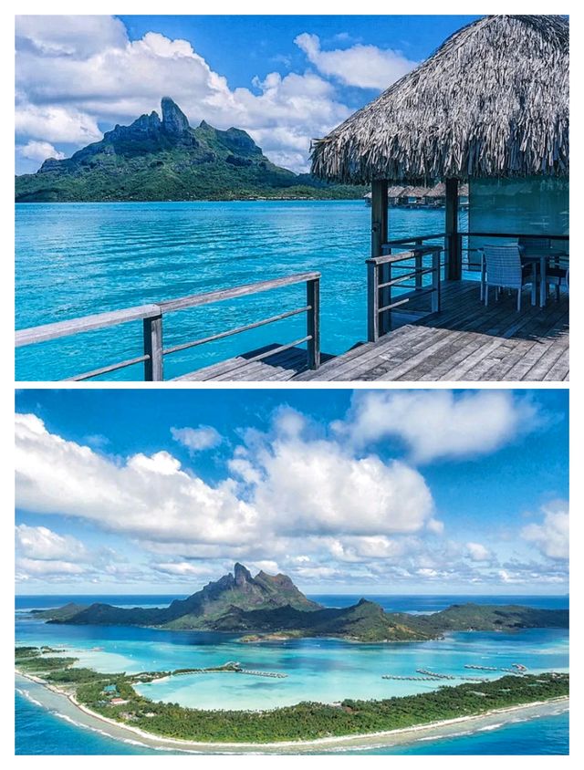 South Pacific, Bora Bora in Tahiti, the lovers' paradise for honeymoon.