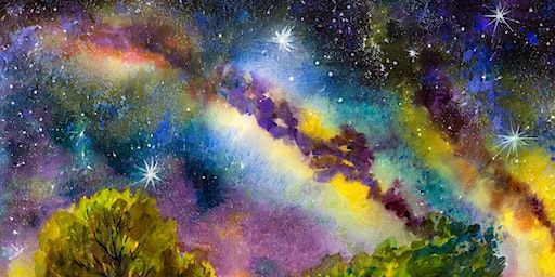 Across the Universe Paint and Sip in Northside Cincinnati | Northside Print Shop
