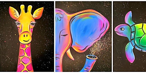 Blacklight Paint Night: Neon Animal Night | 715 S University Ave
