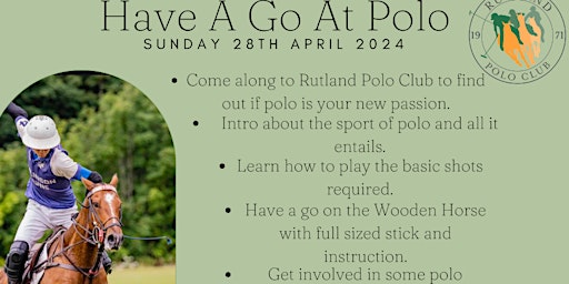 Have a go at polo | Rutland Polo Club