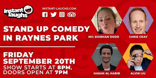 Stand up comedy in Raynes Park | The pavilion