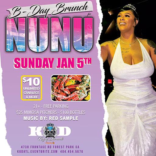 NuNu's Disco Birthday Brunch Jan 5th 2025 | King Of Diamonds Atlanta
