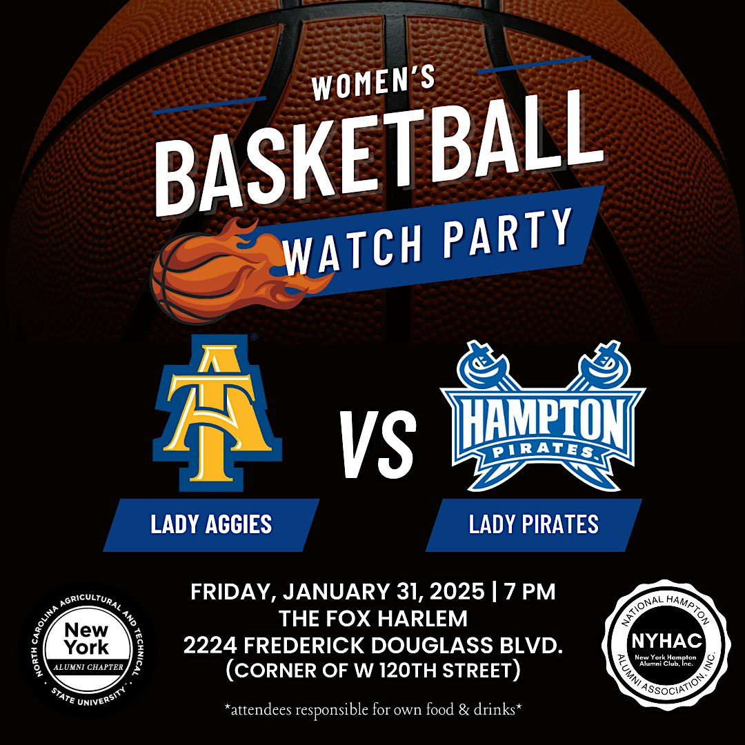 A&T vs Hampton WBB Watch Party | The Fox Harlem