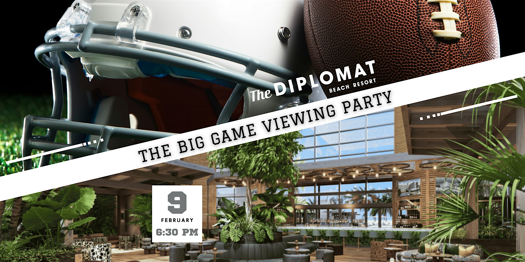 The Big Game Viewing Party | The Hotel Bar - At Diplomat Beach Resort