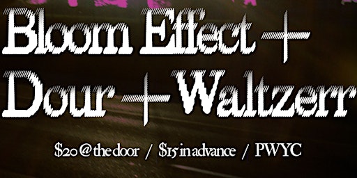 Bloom Effect, Dour, Waltzerr - Take Your Time | 648 Kingsway