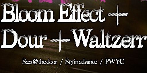 Bloom Effect, Dour, Waltzerr - Take Your Time | 648 Kingsway