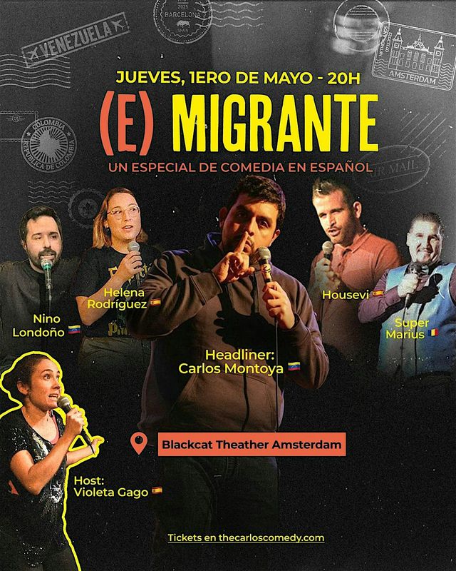 (E)Migrante - Especial de Comedia en Español | Black Cat Theatre