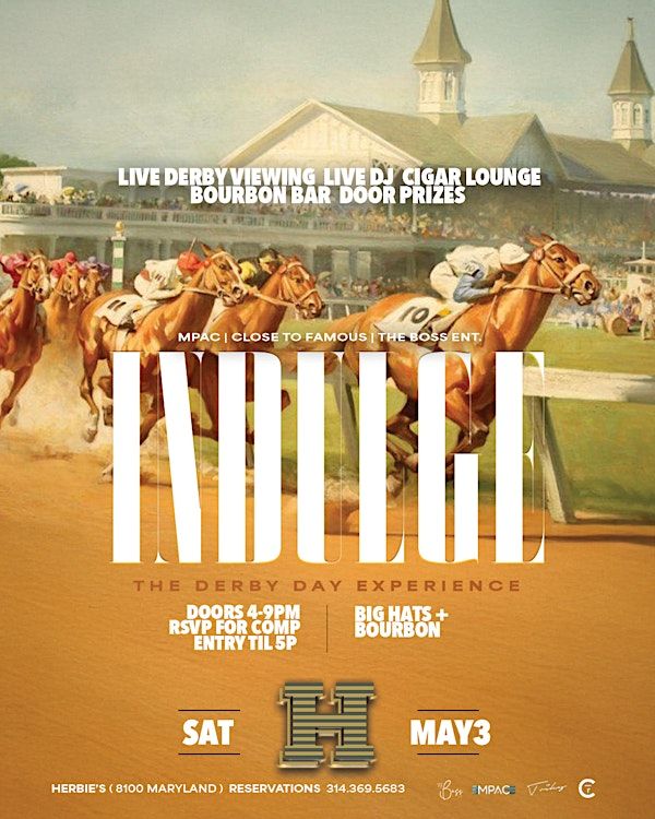 INDULGE: The Derby Day Experience | Herbie's