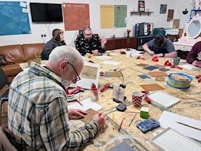 Lino Cutting & Printing Workshop for Neurodivergent Adults | Leigh Spinners Mill
