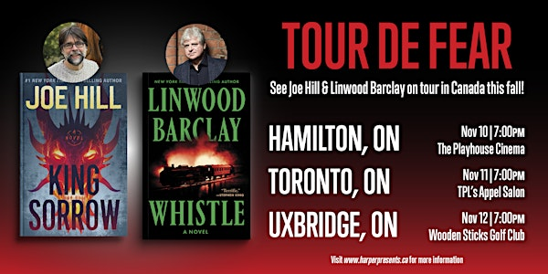 gritLIT Presents: Joe Hill and Linwood Barclay at the Playhouse Cinema | Playhouse Cinema