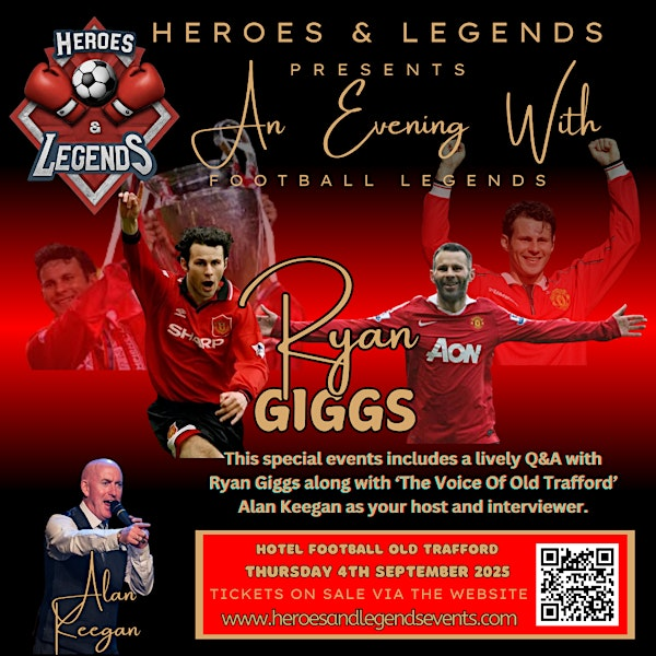 An Evening With Ryan Giggs | Hotel Football, Old Trafford, a Tribute Portfolio Hotel