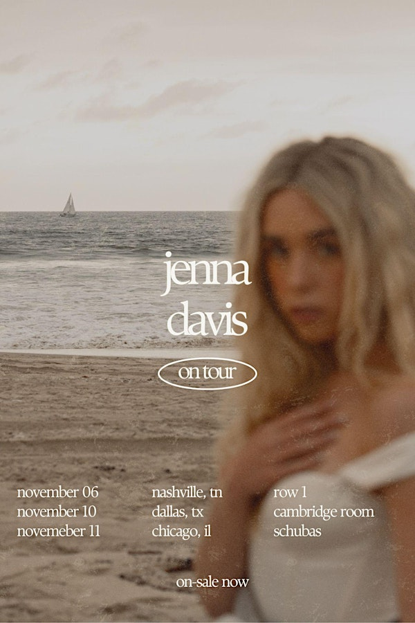 Jenna Davis VIP Meet & Greet UPGRADE - Chicago, IL | Schubas Tavern