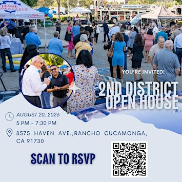 Annual Second District Open House | San Bernardino County - 2nd District Office