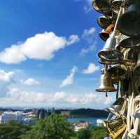 Wishing bells at Mount Faber