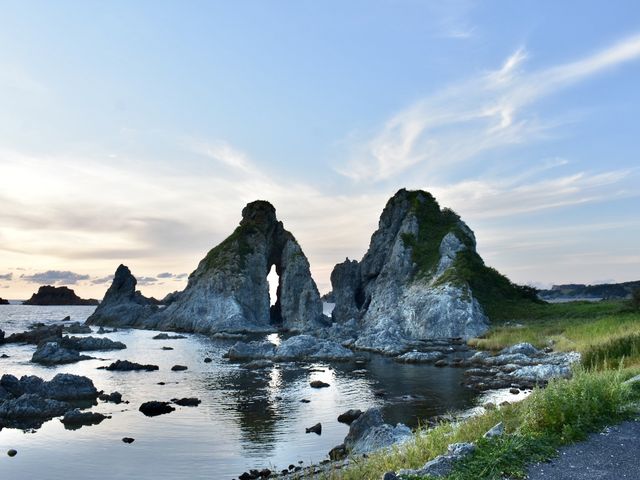 【新潟/佐渡島】七浦海岸からのサンセット🌄