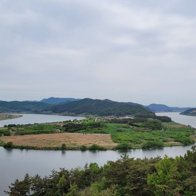 나주 동강 한반도지형 관람대