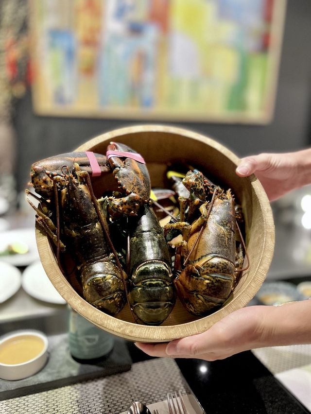 台北高質日式鐵板燒♨️一次過品嚐龍蝦、鮑魚、和牛、帶子等美食