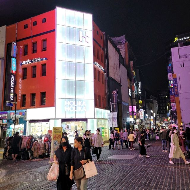 Myeongdong Street at Night