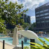 海洋公園萬豪酒店staycation💕🏊🏻‍♀️