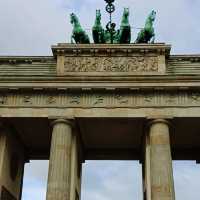 Walking through Brandenburg Gate 