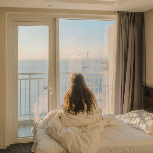 ☀️3가지 색상의 아름다운 바다를 볼 수 있는 [부산송도호텔]