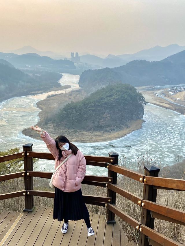 한국 속의 한국🇰🇷 영월 한반도 지형
