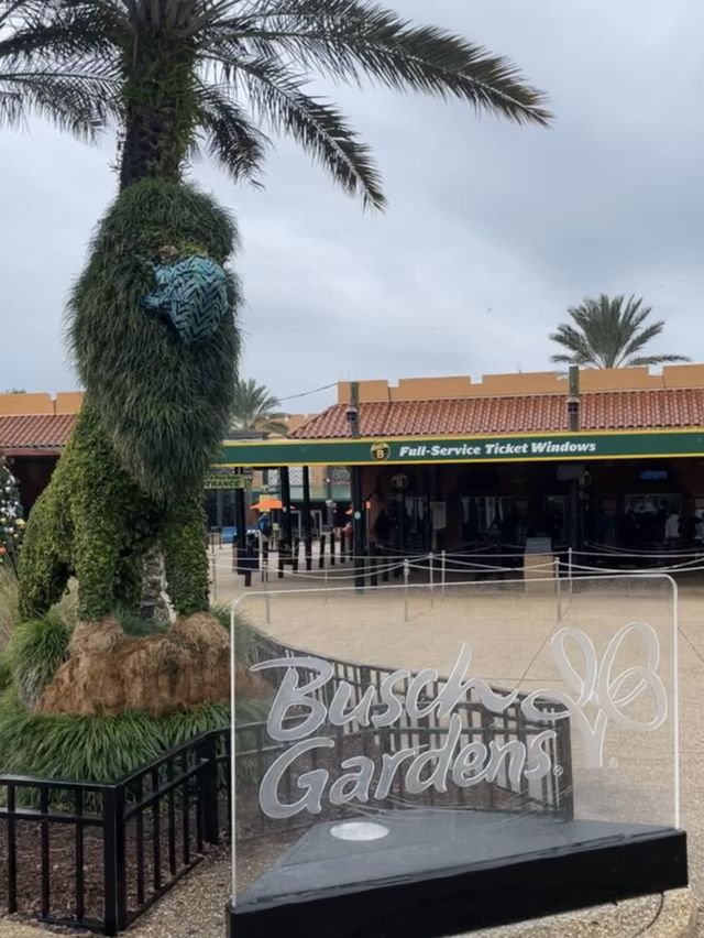 Busch Gardens during Christmas Town season.