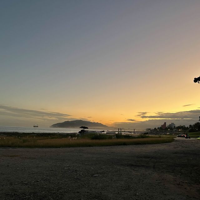 A lovely sunset walk with old friend