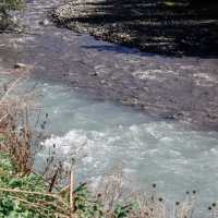 Black and white river 
