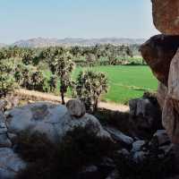 Rock climbing in Hampi