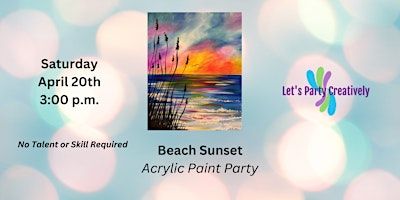 Beach Sunset Paint Party! | Inka Grill Peruvian