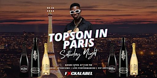 Topson Ti Jezi - International Rap Star Paris After Party | 5 Rue Riboutté