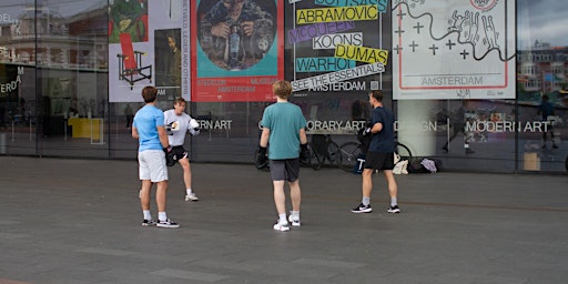 Outdoor boxing at Museumplein with Dillon by Jimme | Stedelijk Museum Amsterdam