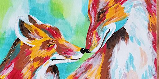 Paint & Fizz - Foxes | Bodley Yard